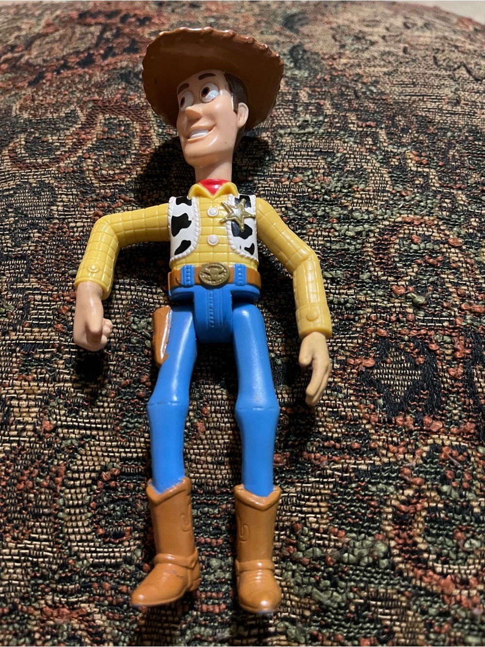 Disney Pixar Toy Story Woody Action Figure - Yellow, Blue, Brown